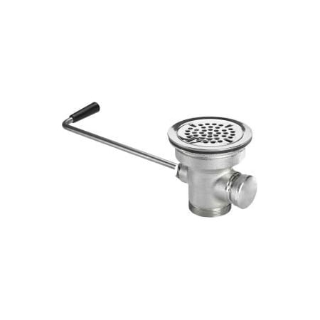 Krowne Krowne 22-204 - 3-1/2" Twist Waste Drain with 1-1/4" Overflow Outlet (Cap Included) 22-204
